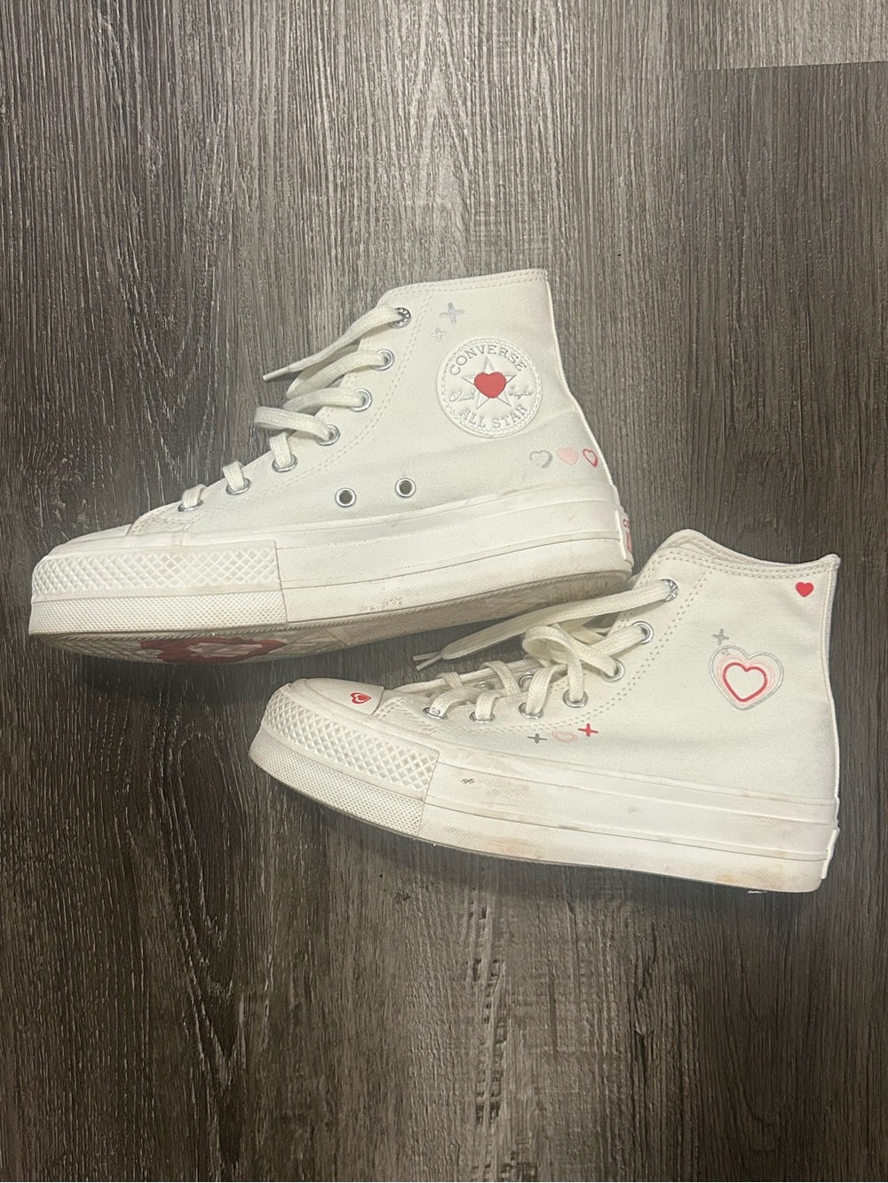 Converse Chuck Taylor All Star Lift Platform High "Y2K Heart" - Picture 1 of 7